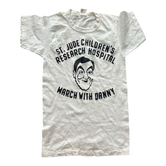 Vtg 70’s March With Danny St Jude Children’s Research T Shirt S Russell